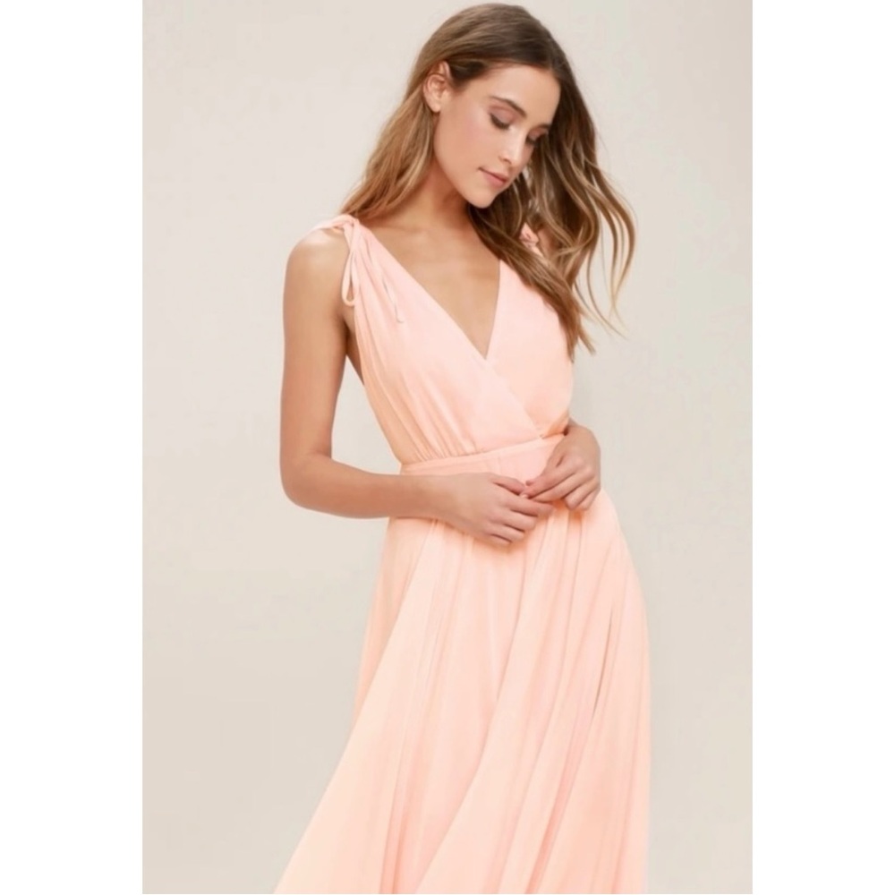 Lulu's Dance the Night Away Blush Dress